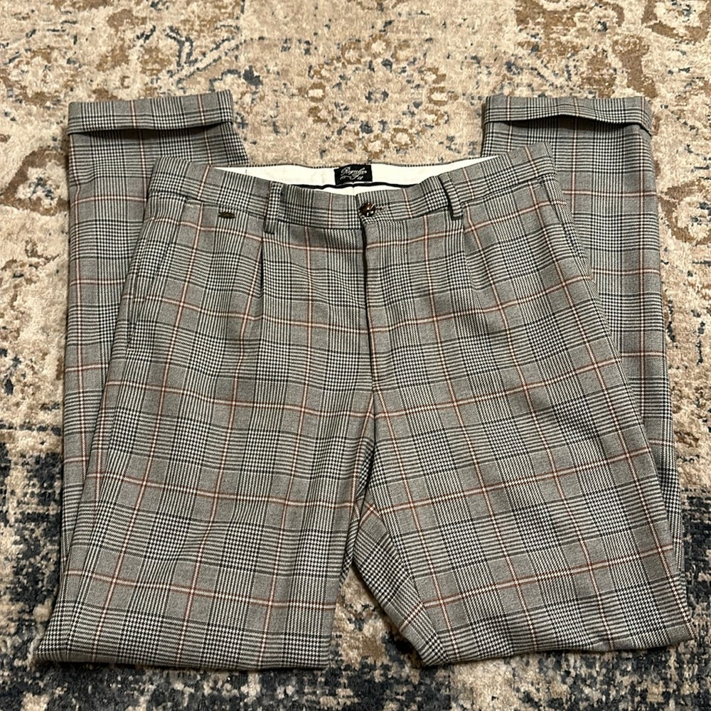 Plaid Suit Pants - 30 Regular Fit H&M